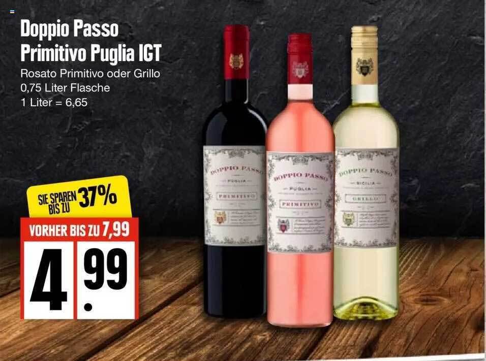 Doppio Passo Primitivo Puglia Igt Angebot Bei Edeka