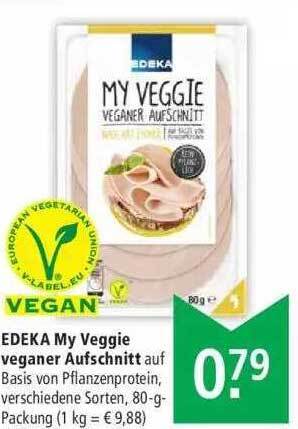 Edeka My Veggie Veganer Aufschnitt Angebot Bei Marktkauf