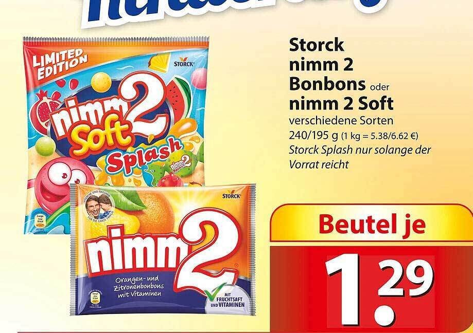 Storck Nimm Bonbons Oder Soft Angebot Bei Famila Nord Ost