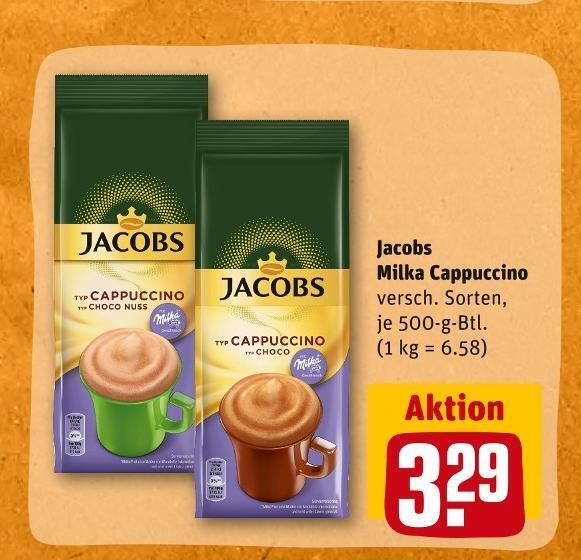 Jacobs Milka Cappuccino Angebot Bei Rewe