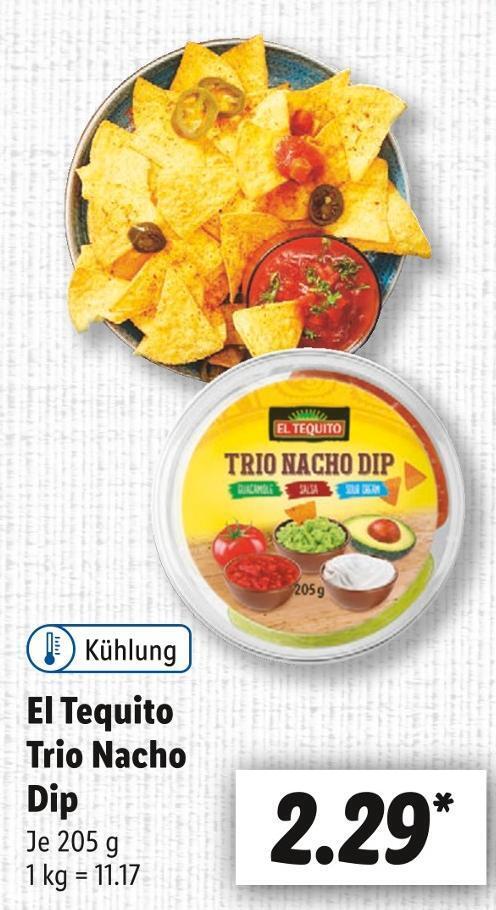 El Tequito Trio Nacho Dip Angebot Bei Lidl