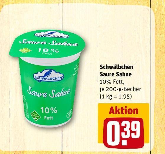 Schwälbchen saure sahne Angebot bei REWE