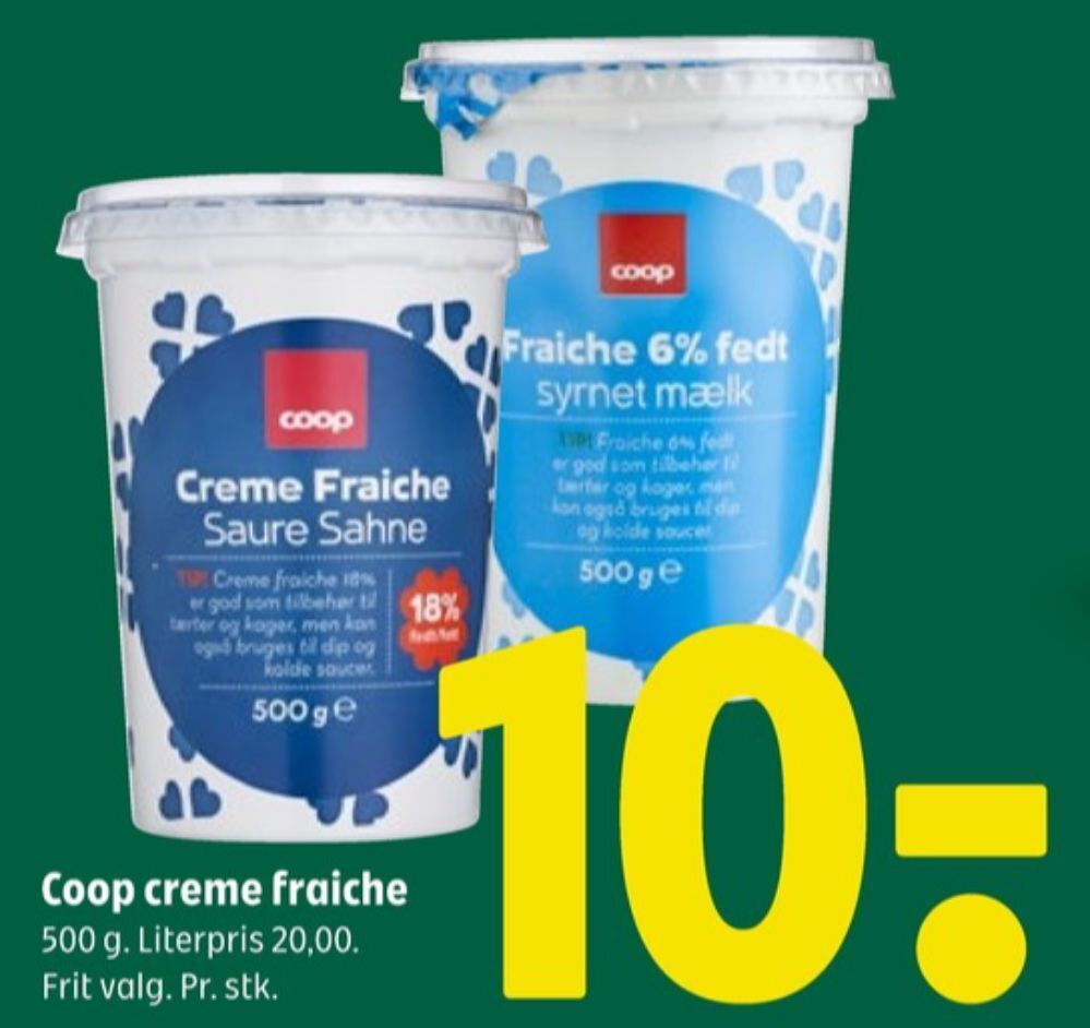 Coop Creme Fraiche 18 Tilbud Hos Coop 365