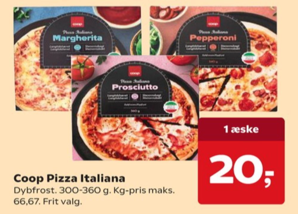 Coop Pizza Tilbud Hos Dagli Brugsen