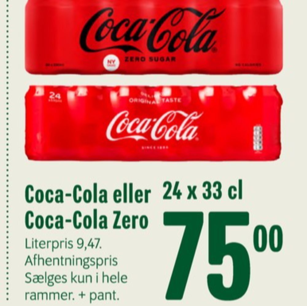 Coca Cola Cola Tilbud Hos Min K Bmand