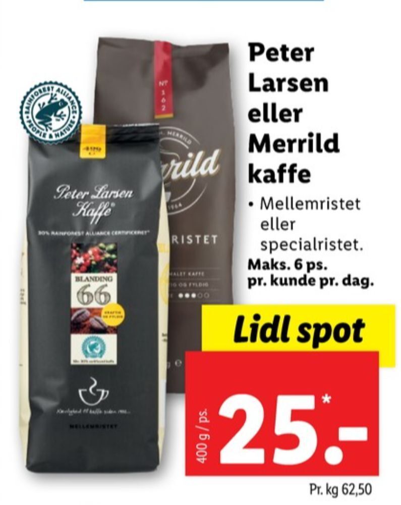 Specialristet Kaffe Formalet Tilbud Hos Lidl