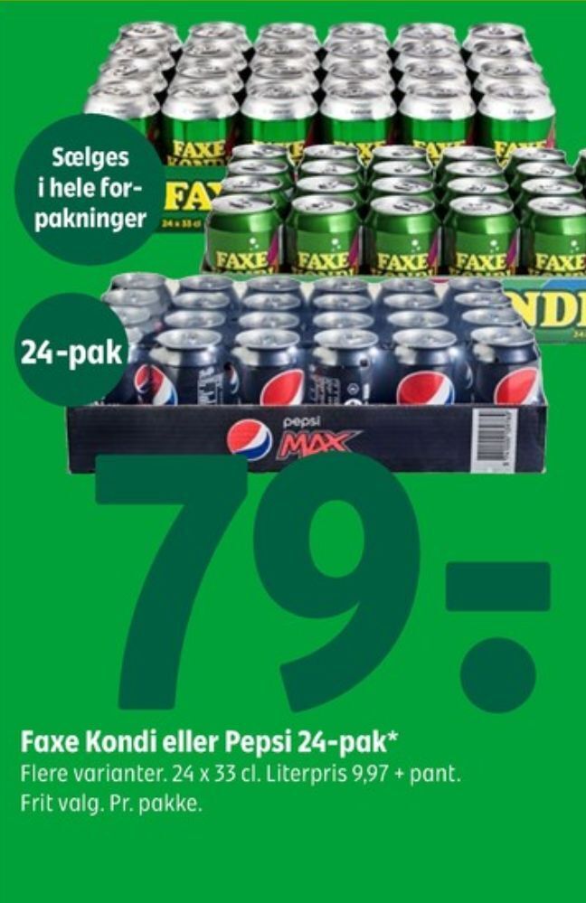 Faxe Kondi Sportssodavand Tilbud Hos Coop