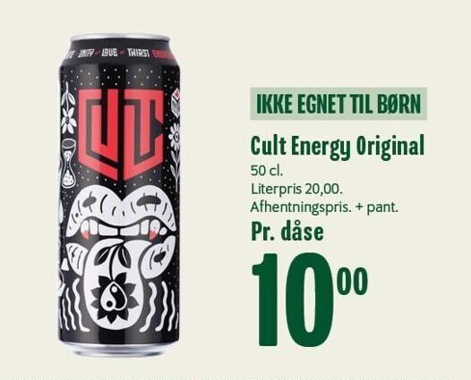 Cult Energy Original Tilbud Hos Min K Bmand