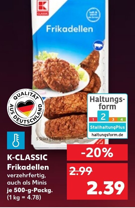 K Classic Frikadellen Tilbud Hos Kaufland