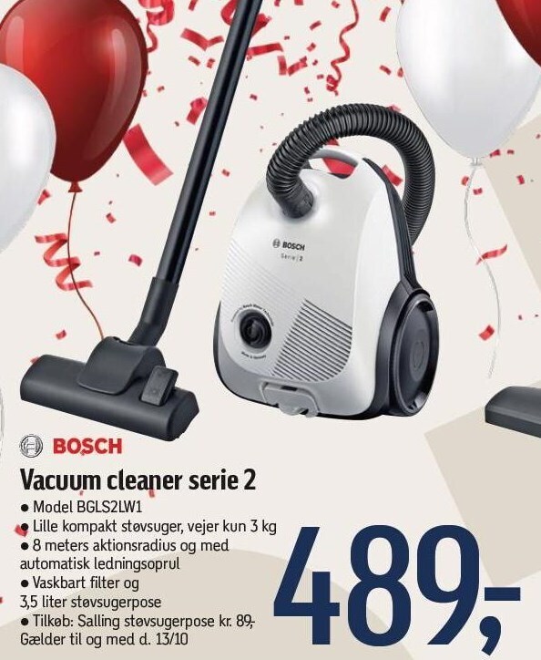 Vacuum cleaner serie 2 tilbud hos Føtex