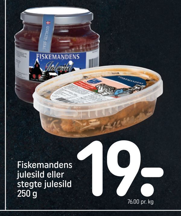 Fiskemandens Julesild Eller Stegte Julesild Tilbud Hos Rema