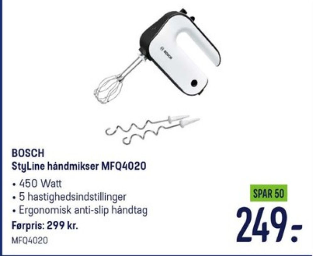 Bosch H Ndmixer Tilbud Hos Elgiganten