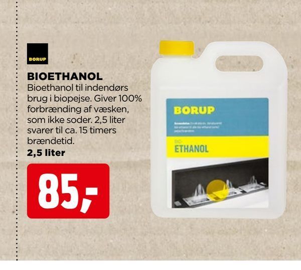 Bioethanol Tilbud Hos Jem Fix