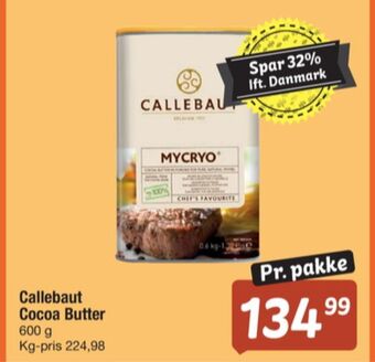 Callebaut kakaosmør tilbud hos Fakta Tyskland