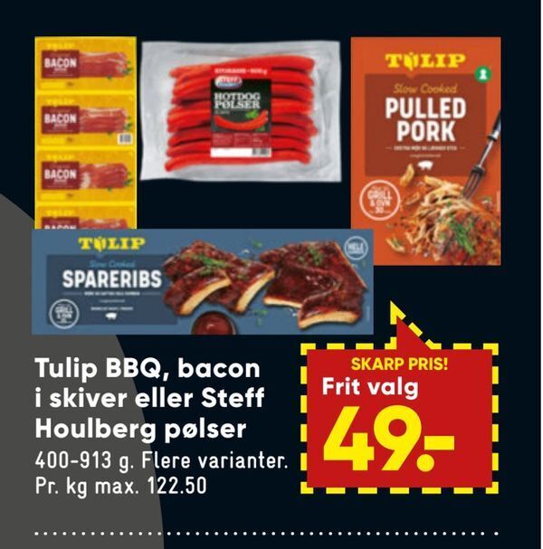 Tulip Bbq Bacon I Skiver Eller Steff Houlberg P Lser Tilbud Hos Bilka