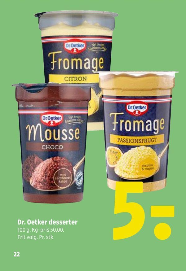 Dr Oetker Desserter Tilbud Hos Coop 365