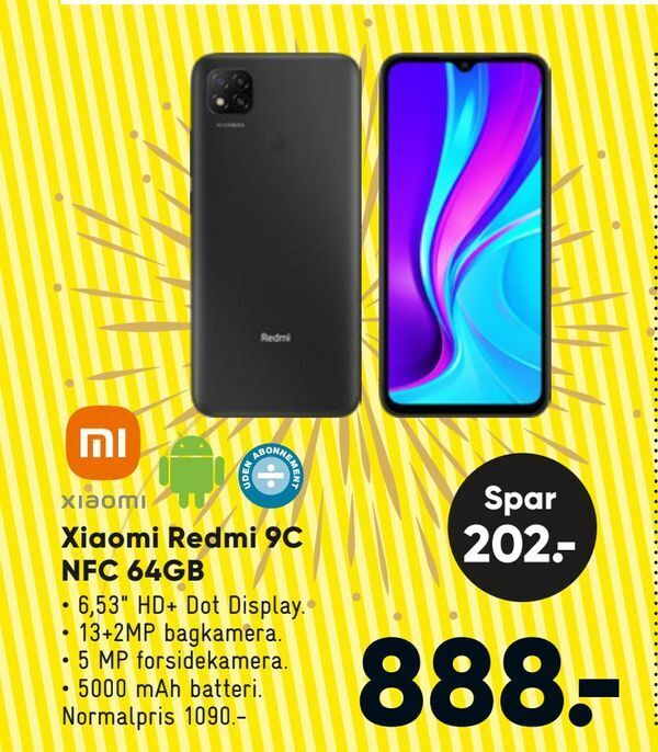 Xiaomi Redmi C Nfc Gb Tilbud Hos Bilka