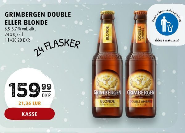 Grimbergen Double Eller Blonde Tilbud Hos Scandinavian Park