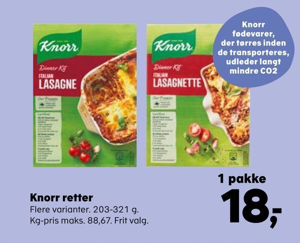 Knorr Retter Tilbud Hos Superbrugsen