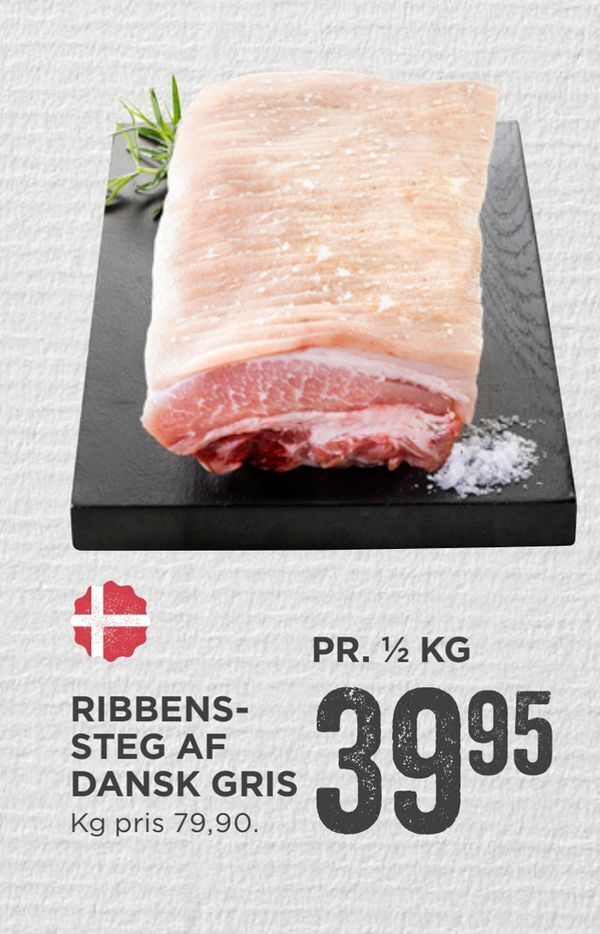 Ribbenssteg Af Dansk Gris Tilbud Hos Meny