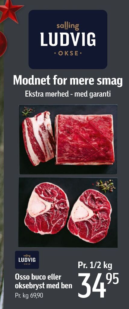 Osso buco eller oksebryst med ben tilbud hos Føtex