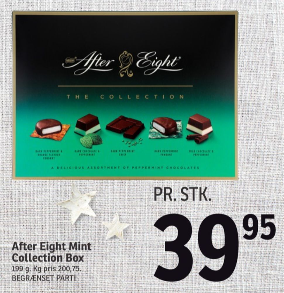 After Eight Julekalender Tilbud Hos SPAR