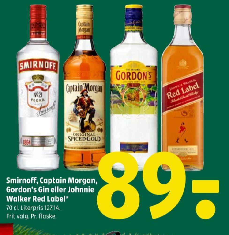 Smirnoff Vodka Tilbud Hos Coop 365