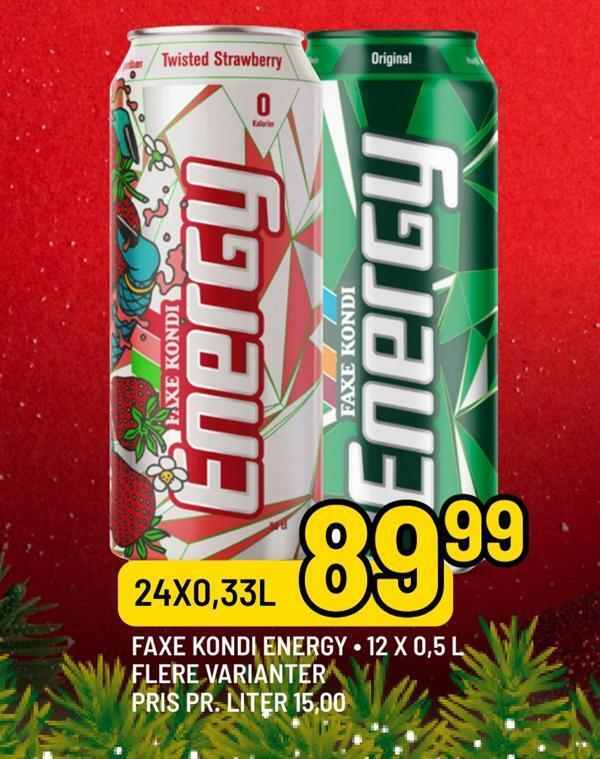 Faxe Kondi Energy Tilbud Hos Priss