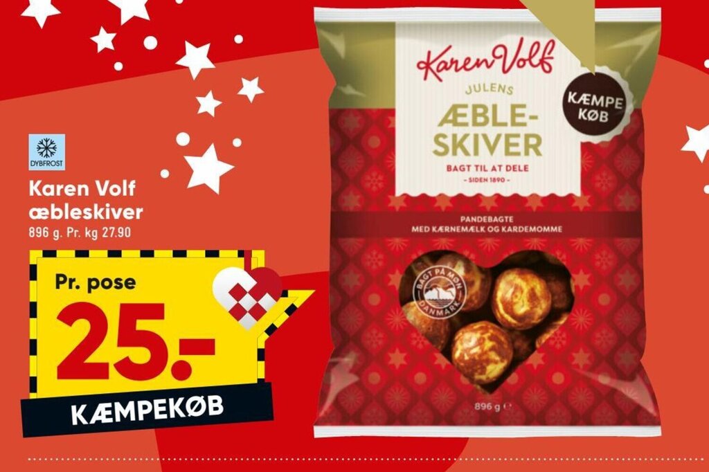 Karen Volf Æbleskiver tilbud hos Bilka