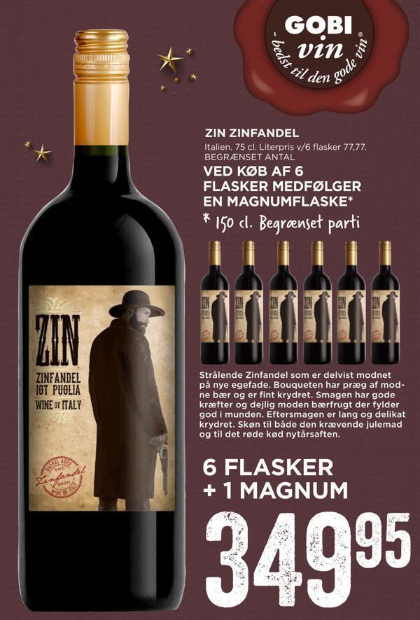 Zin Zinfandel Tilbud Hos MENY