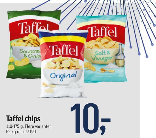 Taffel Chips Tilbud Hos F Tex