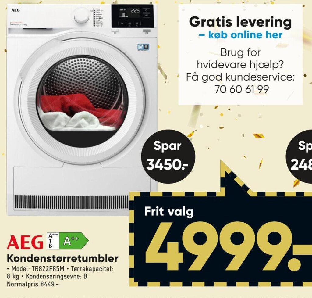 Aeg Kondenst Rretumbler Tilbud Hos Bilka