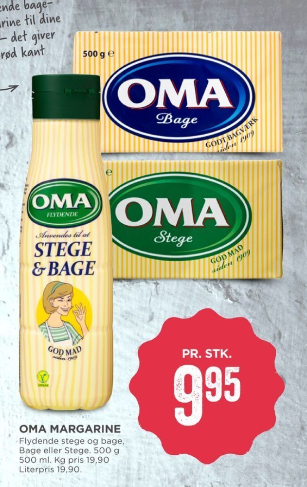 Oma Margarine Flydende Tilbud Hos MENY