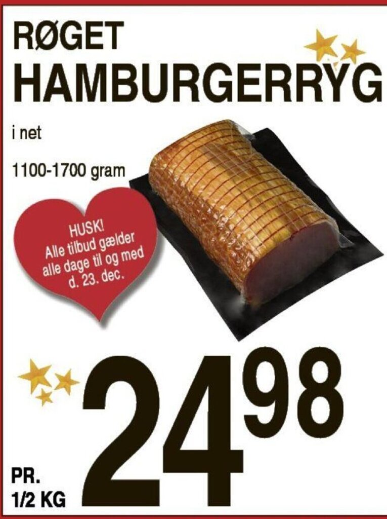 Røget Hamburgerryg tilbud hos ABC Lavpris