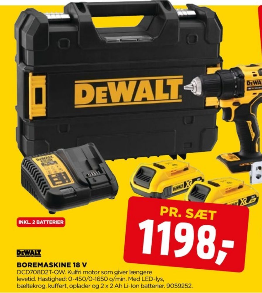 Dewalt Boremaskine Tilbud Hos Jem Fix