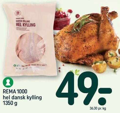 Rema 1000 Hel Dansk Kylling Tilbud Hos Rema 1000