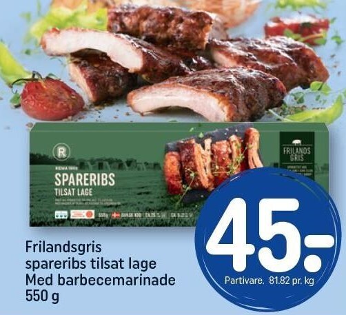 Spareribs Tilsat Lage Med Barbecuemarinade Tilbud Hos Rema