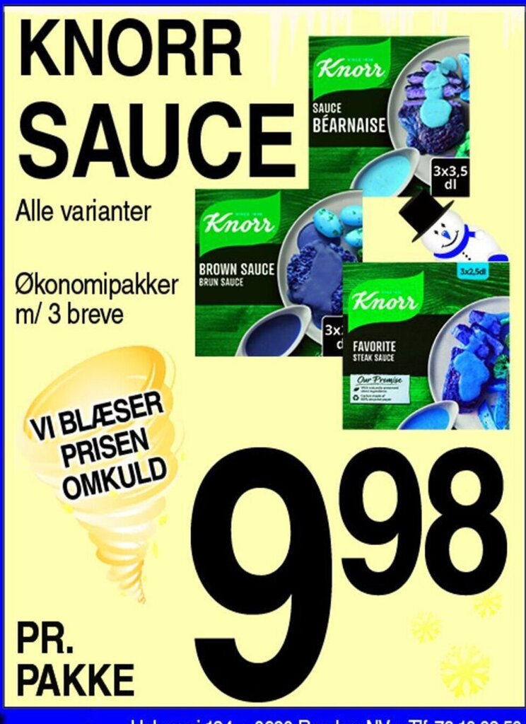 Knorr Sauce Tilbud Hos Abc Lavpris