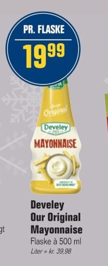 Develey Our Original Mayonnaise Tilbud Hos Otto Duborg