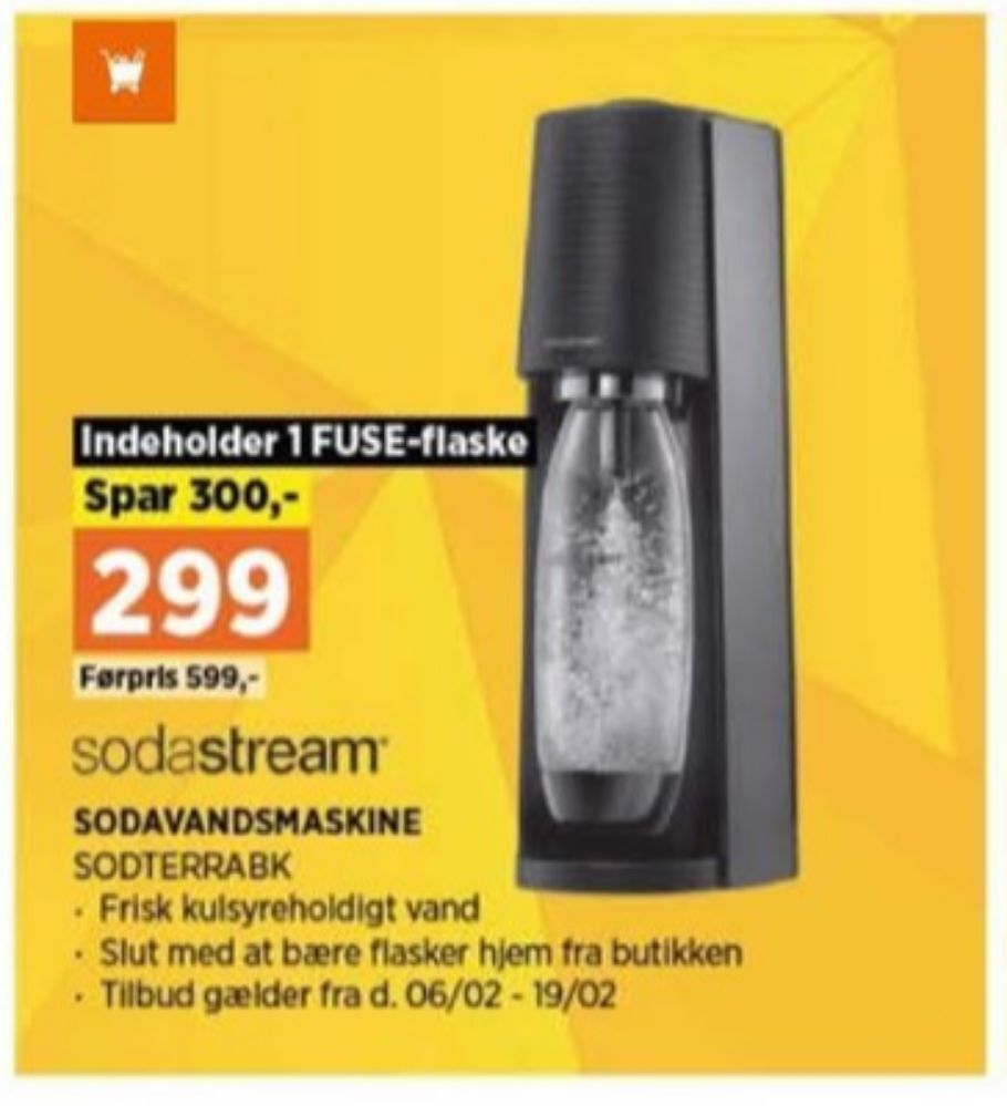 Sodastream Sodavandsmaskine Tilbud Hos Power