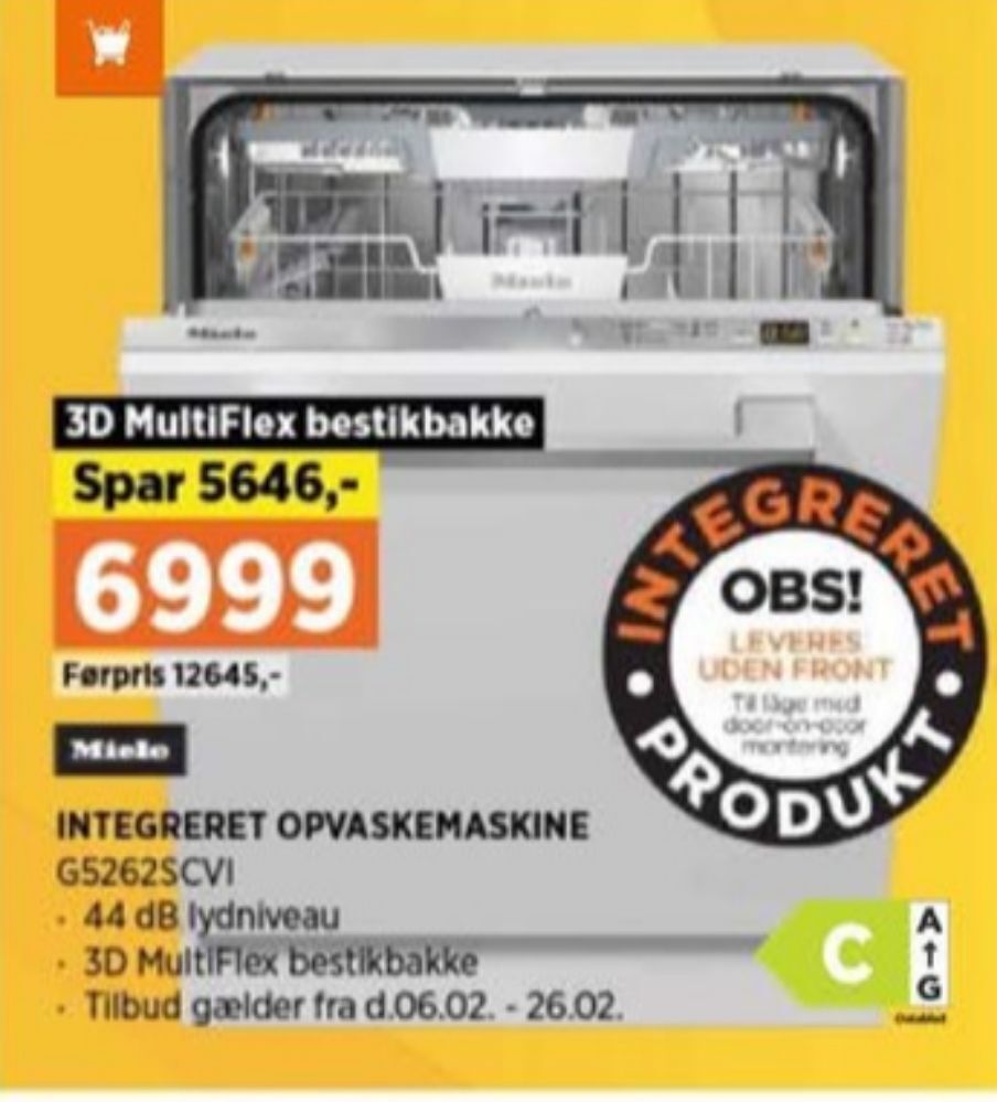 Miele Opvaskemaskine Tilbud Hos Power