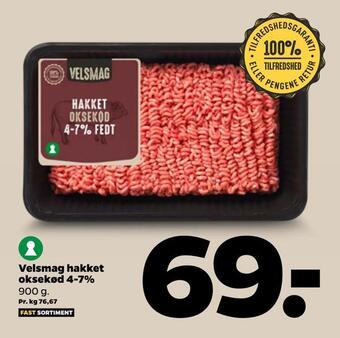 Velsmag Hakket Oksek D Tilbud Hos Netto