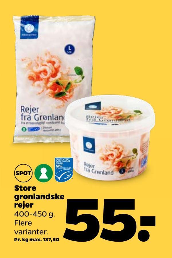 Store Gr Nlandske Rejer Tilbud Hos Netto