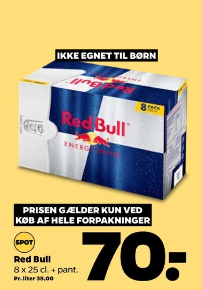 Red Bull Energidrik Tilbud Hos Netto