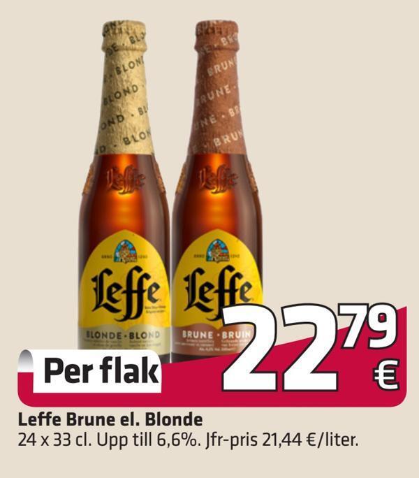 Leffe Brune El Blonde Tilbud Hos Fleggaard