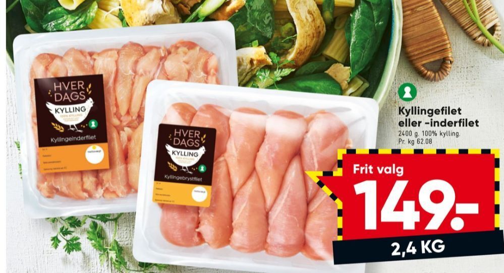 Hverdags Kyllingebrystfilet Tilbud Hos Bilka