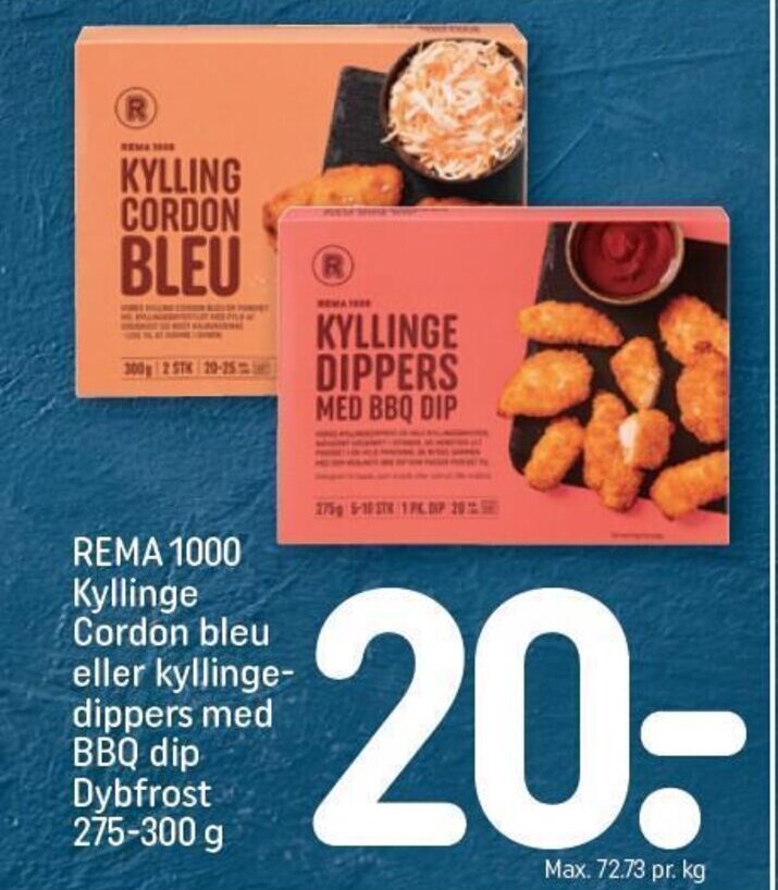 REMA 1000 Kyllinge Cordon Bleu Tilbud Hos Rema 1000