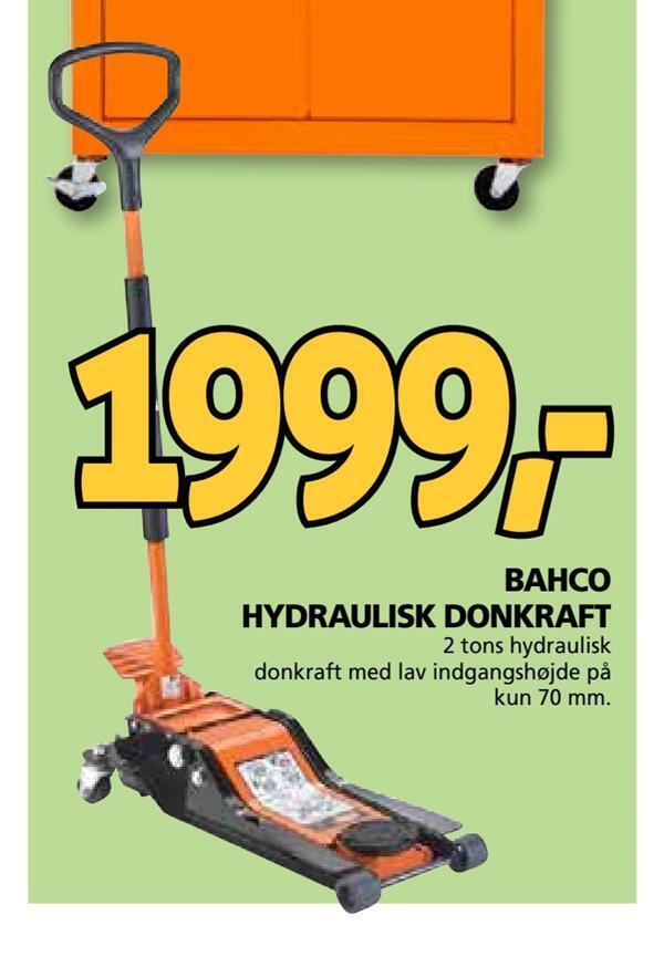 Bahco Hydraulisk Donkraft Tilbud Hos XL BYG