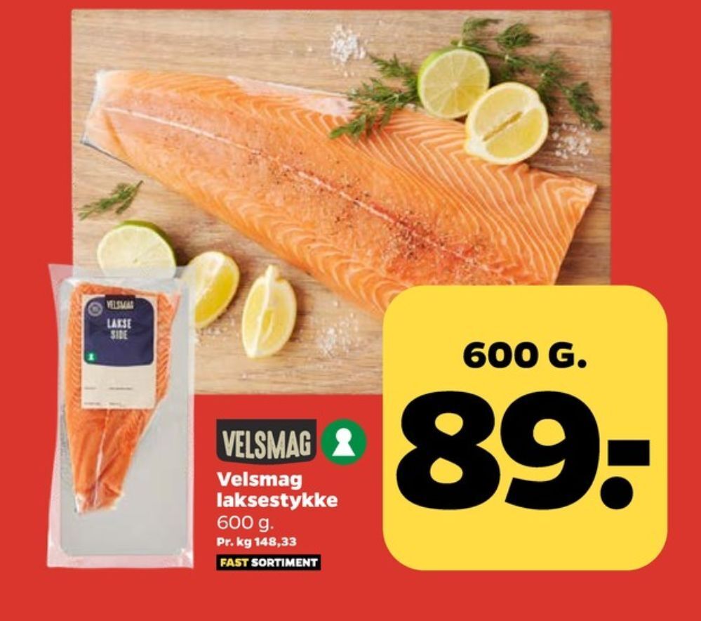 Velsmag Lakseside Tilbud Hos Netto