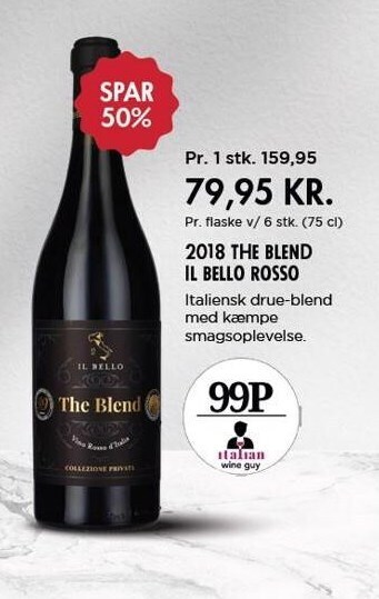 The Blend Il Bello Rosso Tilbud Hos Meny